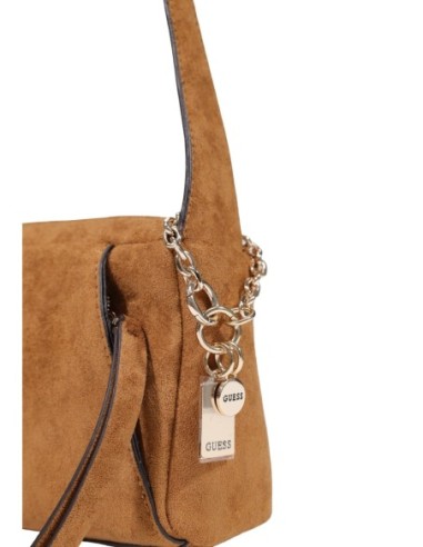Sac femme marron imprimé Guess