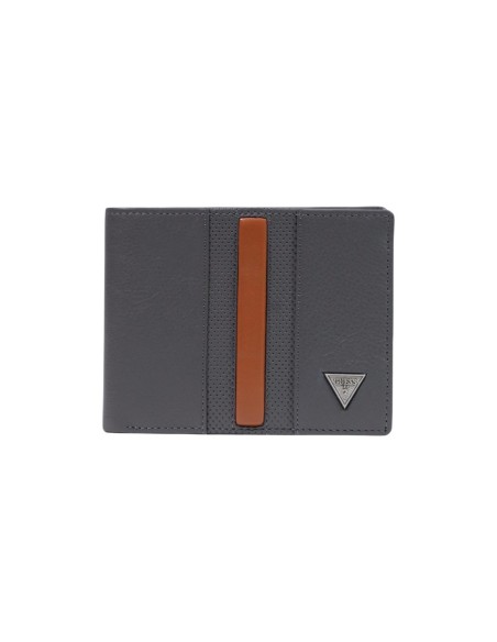 Portefeuille homme gris Guess