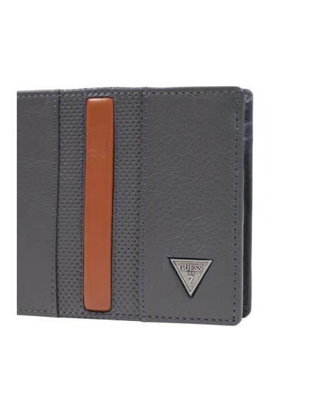 Portefeuille homme gris Guess