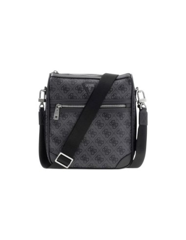 Sac bandoulière homme gris Guess