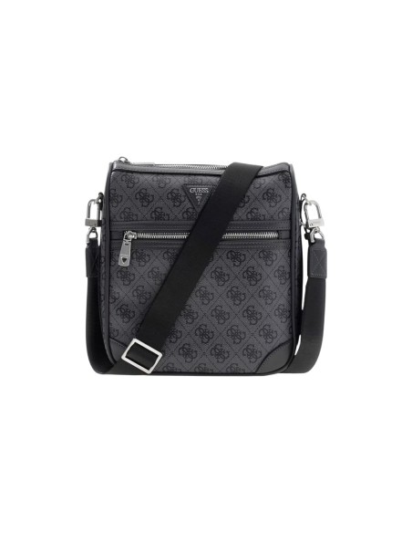 Sac bandoulière homme gris Guess