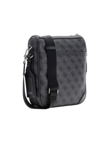 Sac bandoulière homme gris Guess