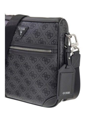 Sac bandoulière homme gris Guess