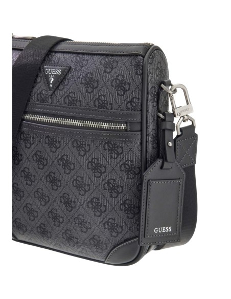 Sac bandoulière homme gris Guess