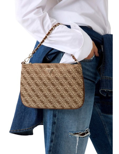 Sac Guess femme marron imprimé
