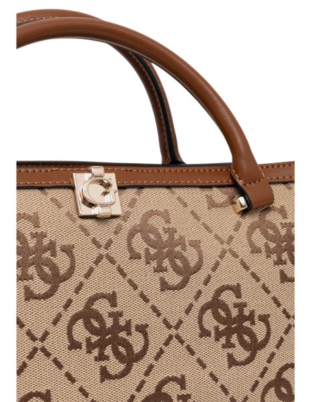 Sac marron imprimé Guess femme