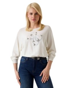 Pull Guess femme blanc Gemma