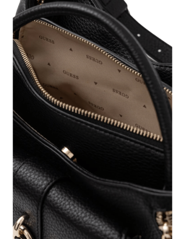 Sac noir structuré avec fermeture magnétique | Guess