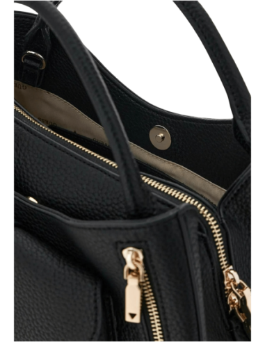 Sac noir structuré avec fermeture magnétique | Guess