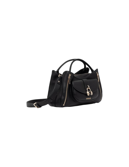 Sac noir structuré avec fermeture magnétique | Guess