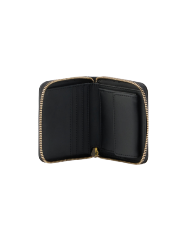 Portefeuille Guess noir zip raffiné