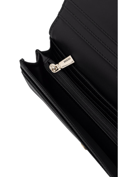 Portefeuille Guess Laurel II noir femme