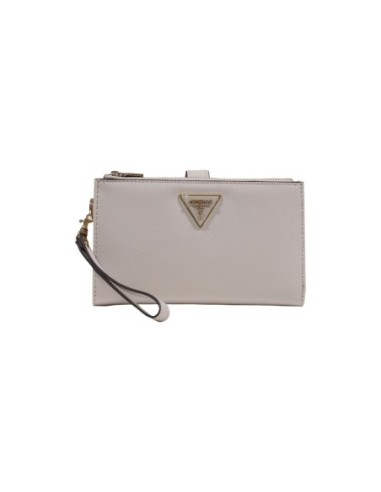 Portefeuille Guess Laurel II beige double zip