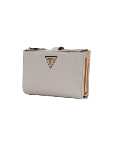 Portefeuille Guess Laurel II beige double zip