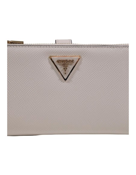 Portefeuille Guess Laurel II beige double zip