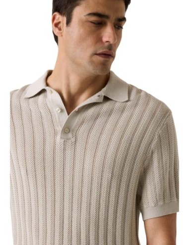 Polo beige homme Guess