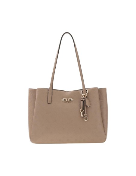 Grand sac femme beige Guess