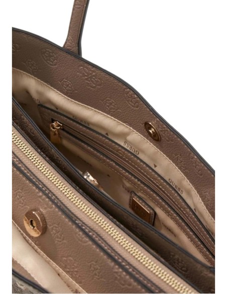 Grand sac femme beige Guess