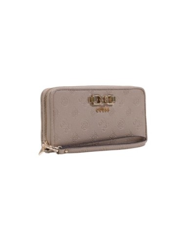 Portefeuille femme beige Guess