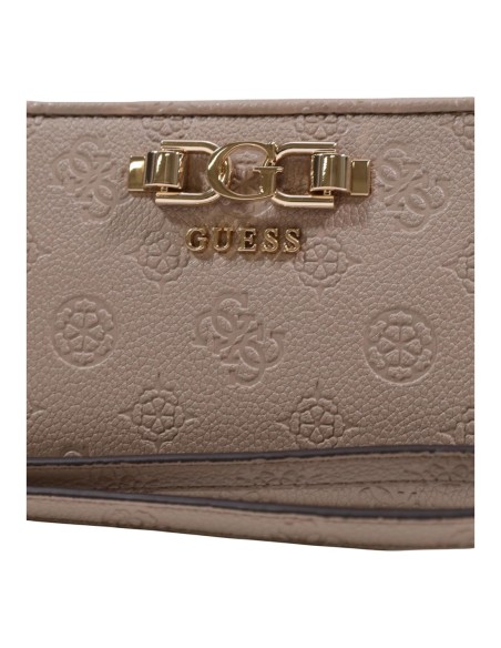 Portefeuille femme beige Guess
