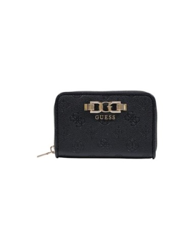 Portefeuille noir femme Guess