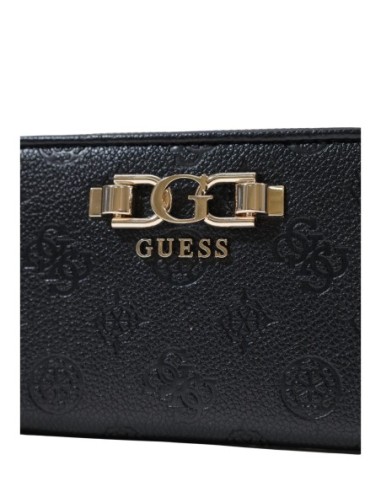 Portefeuille noir femme Guess