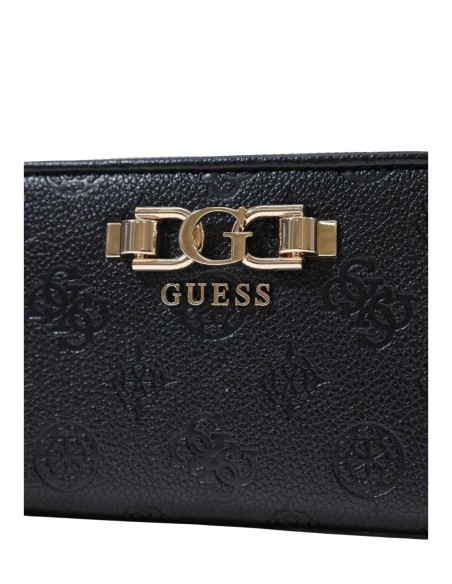 Portefeuille noir femme Guess