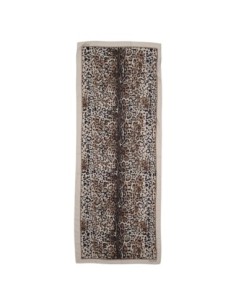 Écharpe femme beige léopard Guess