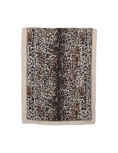 Écharpe femme beige léopard Guess