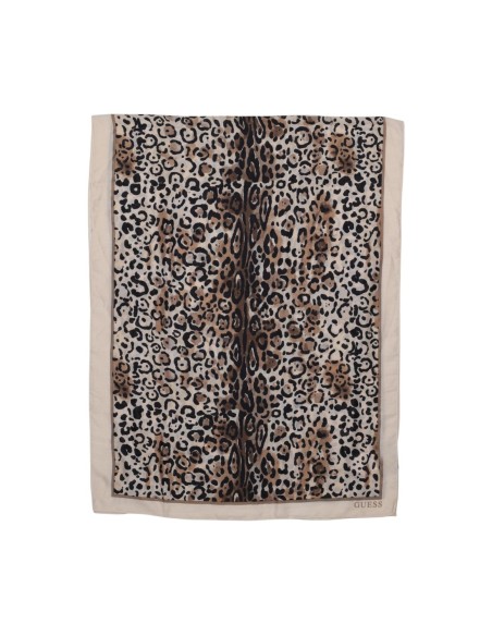 Écharpe femme beige léopard Guess