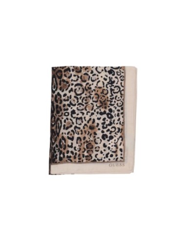 Écharpe femme beige léopard Guess