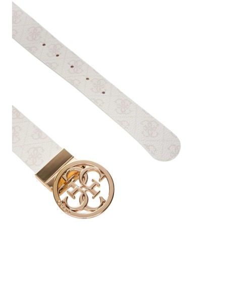 Ceinture Guess femme grise imprimée