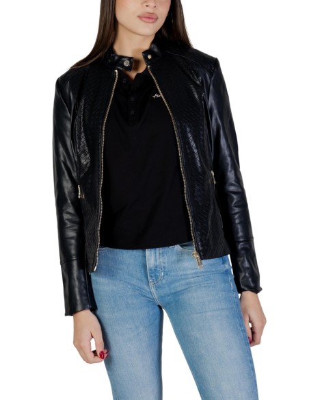 Veste biker urbaine noire | Guess