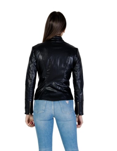 Veste biker urbaine noire | Guess