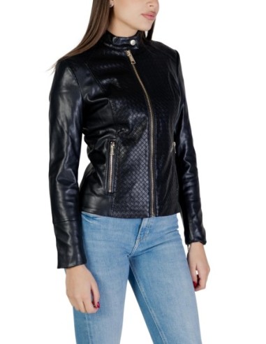 Veste biker urbaine noire | Guess