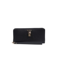 Portefeuille noir femme Guess