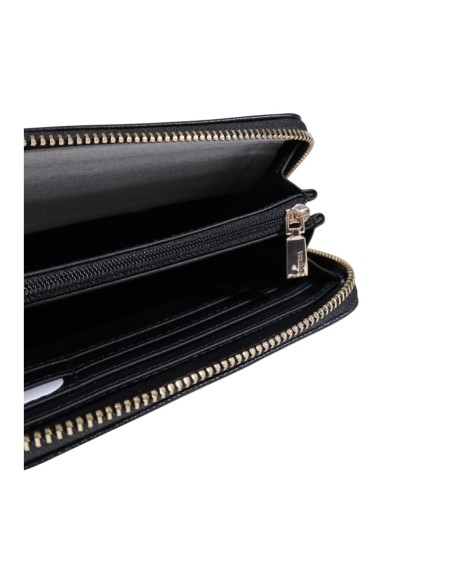 Portefeuille noir femme Guess