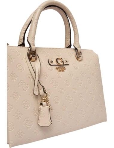 Grand sac beige zippé pour usage quotidien | Guess