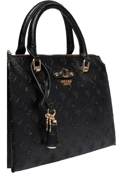 Sac noir avec bandoulière au style épuré | Guess