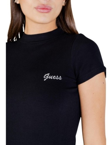 Robe noire col montant Guess femme
