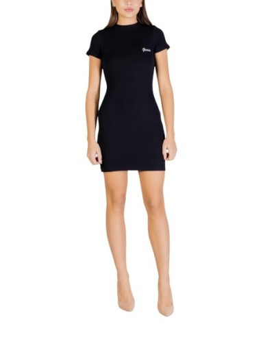 Robe noire col montant Guess femme