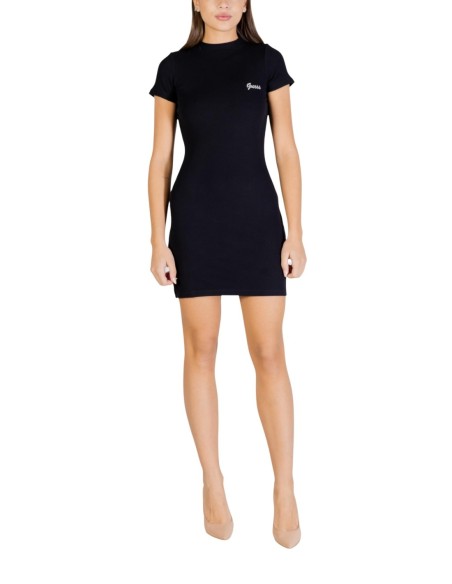 Robe noire col montant Guess femme