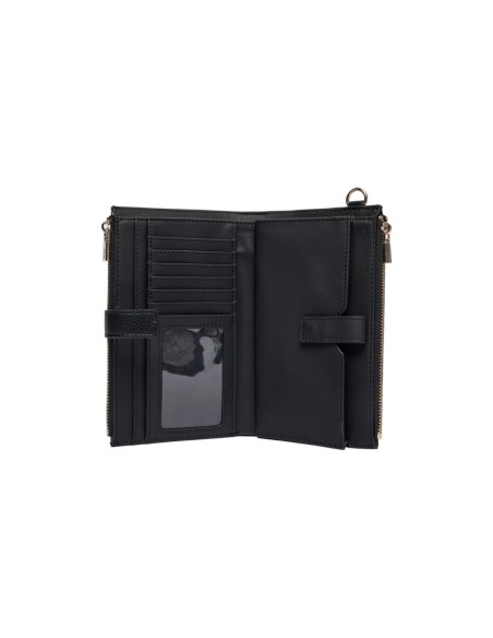 Portefeuille Guess noir grand format élégant