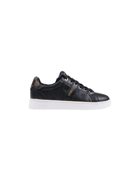 Baskets noires imprimées Guess femme