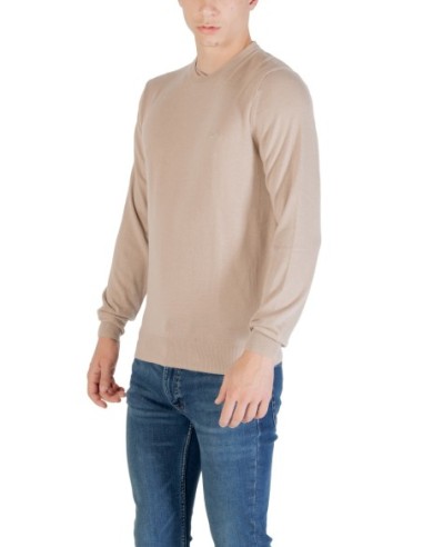 Pull Guess beige maille raffinée