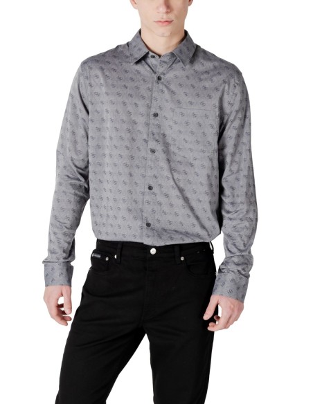 Chemise grise homme Guess