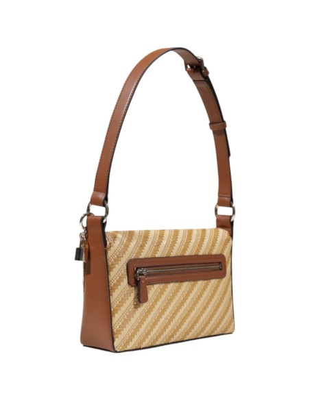 Sac beige imprimé Guess femme