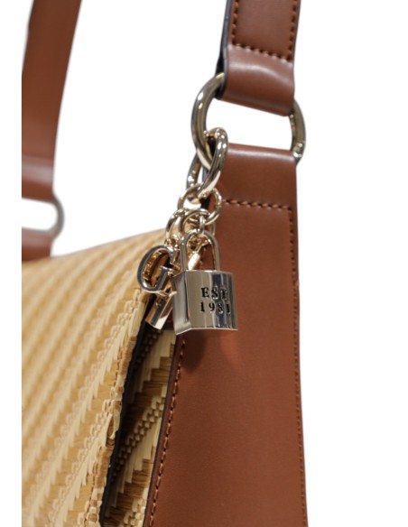 Sac beige imprimé Guess femme