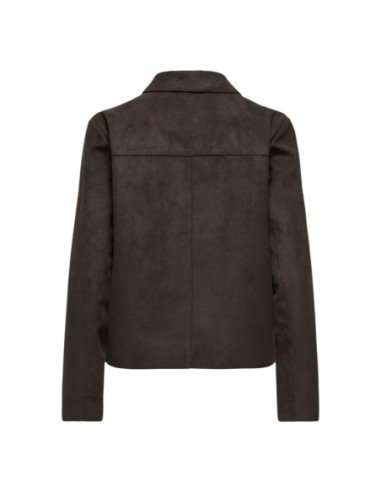 Veste JDY femme marron suédine