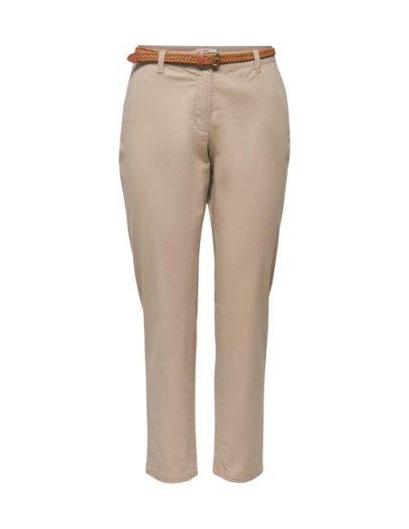 Pantalon femme beige JDY